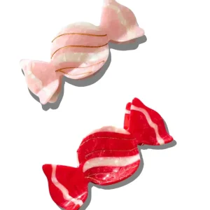Hand-Painted Bonbon Claw Hair Clip - Two Colors