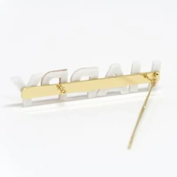 Happy Glitter Hair Clip