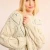 Heart Cardigan - Cream