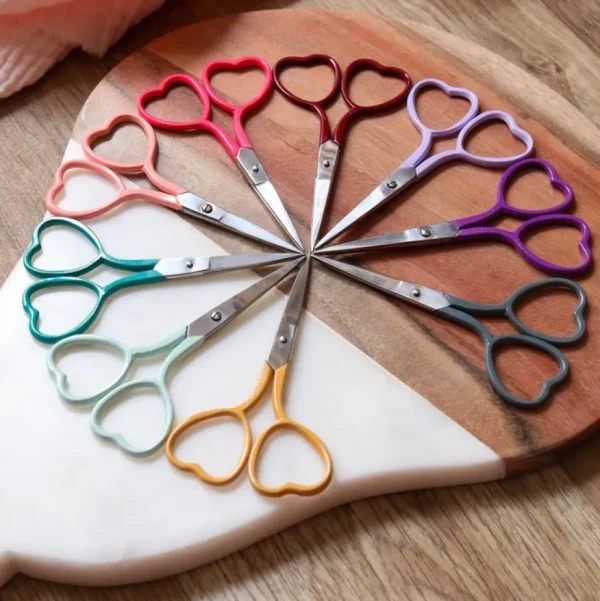 Heart Embroidery Scissors (several colors)