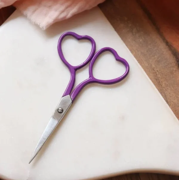 Heart Embroidery Scissors (several colors)