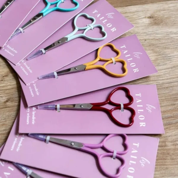 Heart Embroidery Scissors (several colors)