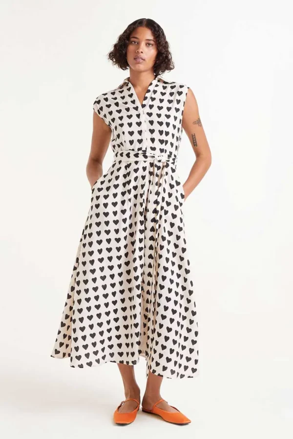 Heart Print Dress