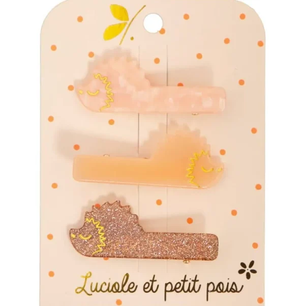 Hedgehog Hair Clips (Trio)