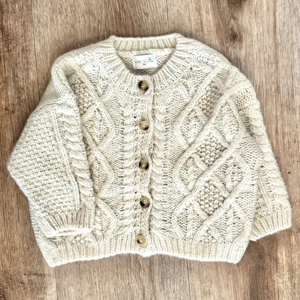 Helen Chunky Cable Cardigan