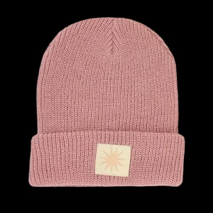 Here Comes the Sun Beanie - Rosewood