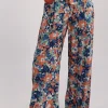 High Waist Floral Print Pants