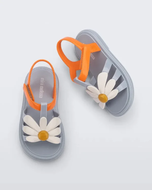 Hip Bloomy Sandal - Blue/Orange
