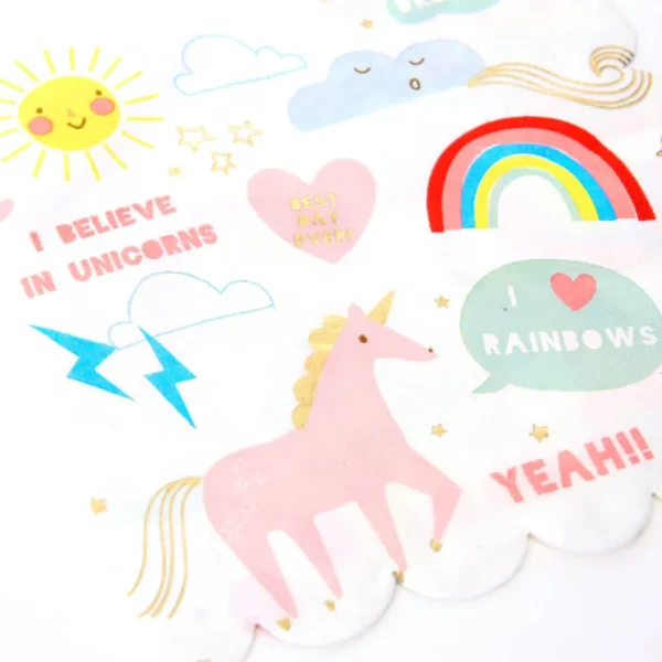 I Believe In Unicorns Large Napkins