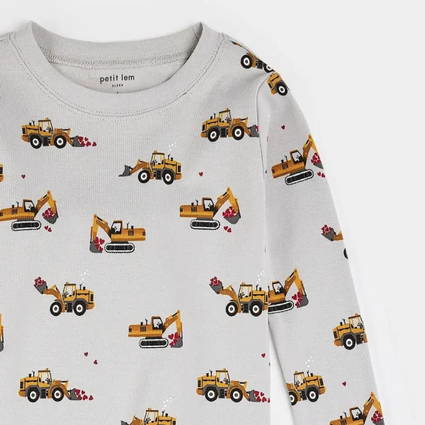 I Dig You Print on Lunar Rock PJ Set