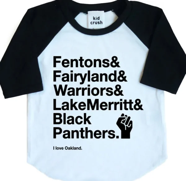 I Love Oakland Raglan Tee - Adult