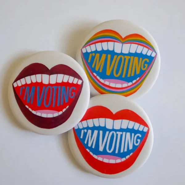 I'm VOTING Buttons