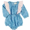 Ingrid Bubble Romper Nordic Sky