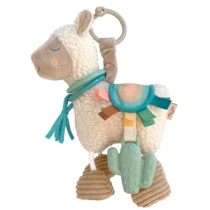 Itzy Friends Link & Love™ Activity Plush with Teether Toy - Llama