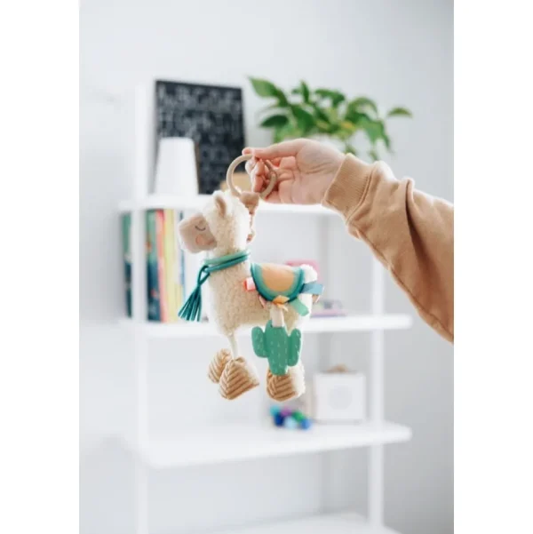 Itzy Friends Link & Love™ Activity Plush with Teether Toy - Llama