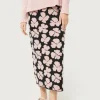 Jacinto Floral Print Jacquard Knit Skirt