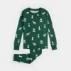 Jack Frost Russell Print on Trekking Green PJ Set