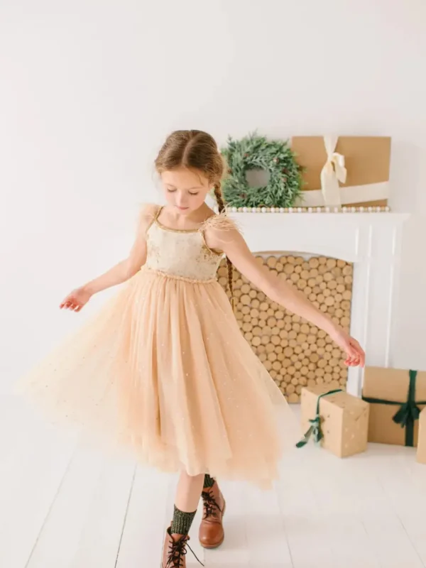 Jolie Dress in Golden