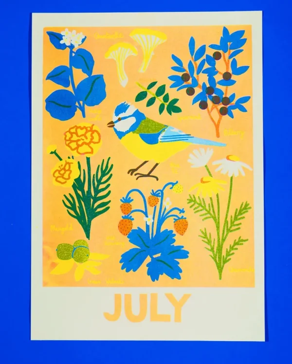 July Forage Print