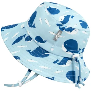 Kids Cotton Bucket Hats | Blue Whale