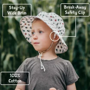 Kids Cotton Bucket Hats | Blue Whale