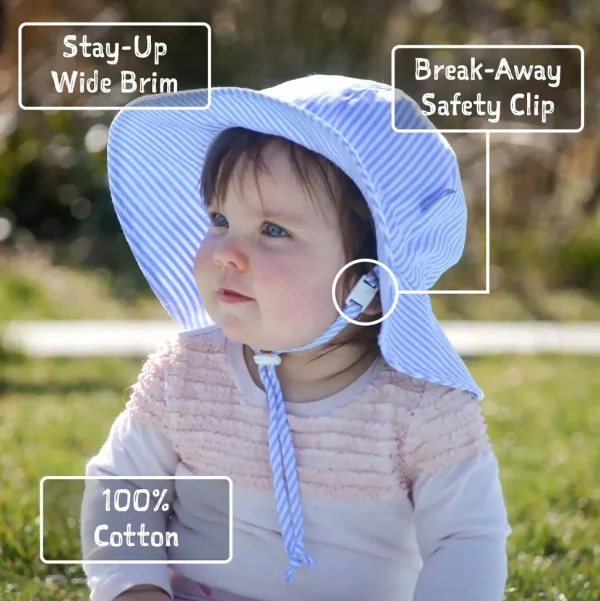 Kids Cotton Floppy Hats | Cherries