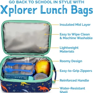 Kids Lunch Bag | Space Dinos