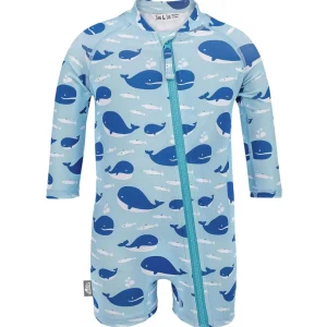 Kids One Piece UV Sun Suit | Blue Whale