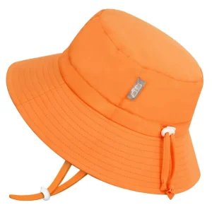 Kids Water Repellent Bucket Hat | Bright Orange