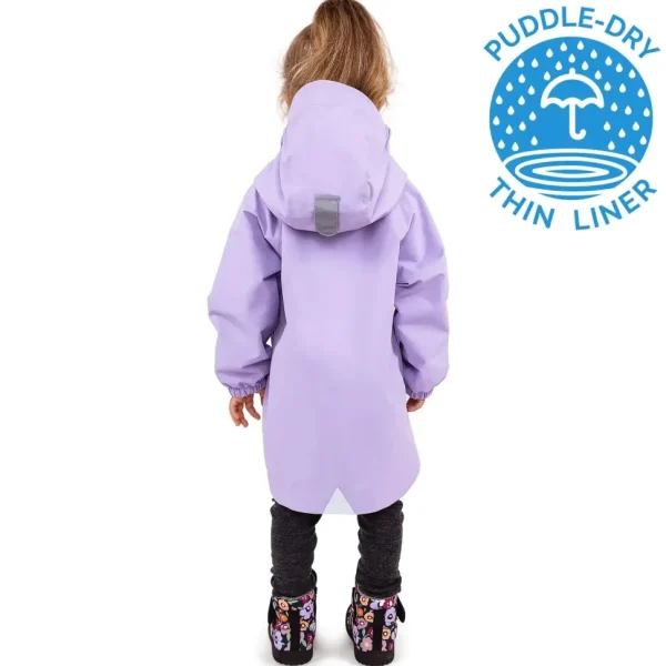 Kids Waterproof Shell Jacket - Lavender
