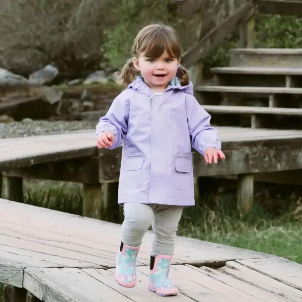 Kids Waterproof Shell Jacket - Lavender