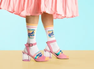 La Queen Crew Socks - Women's