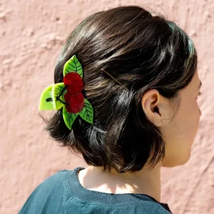 Large Cherries Hair Claw Clip