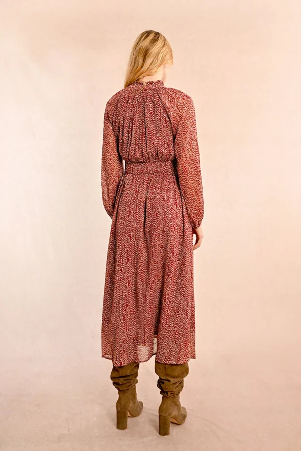 Leaf Printed Dress