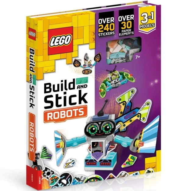 Lego Build and Stick: Robots Book