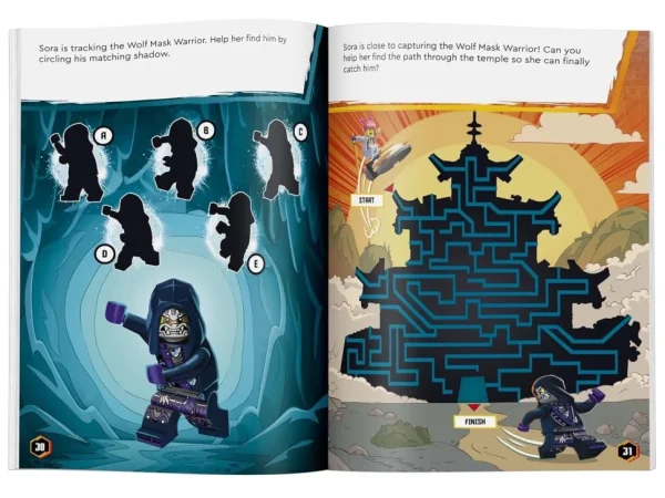 LEGO Ninjago Dragon's Rising: Ninja Duels Read & Play Adventures, 68 Pieces