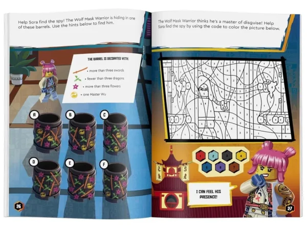 LEGO Ninjago Dragon's Rising: Ninja Duels Read & Play Adventures, 68 Pieces
