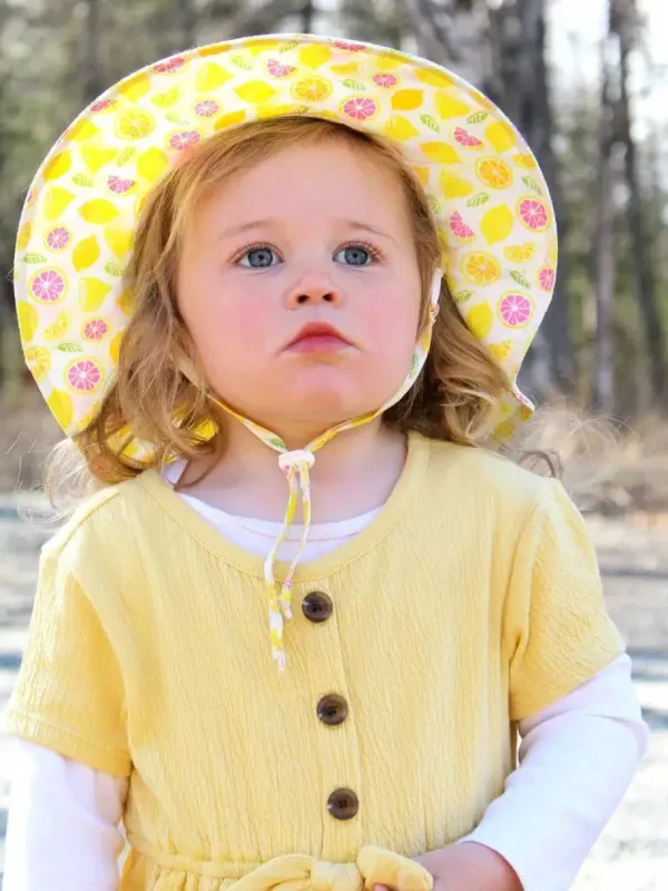 Lemons | Cotton Floppy Sun Hat