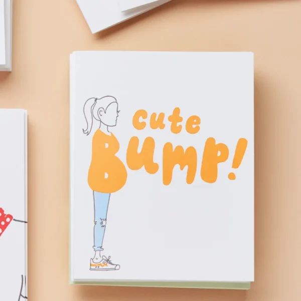 LETTERPRESS CARD – Cute Bump!