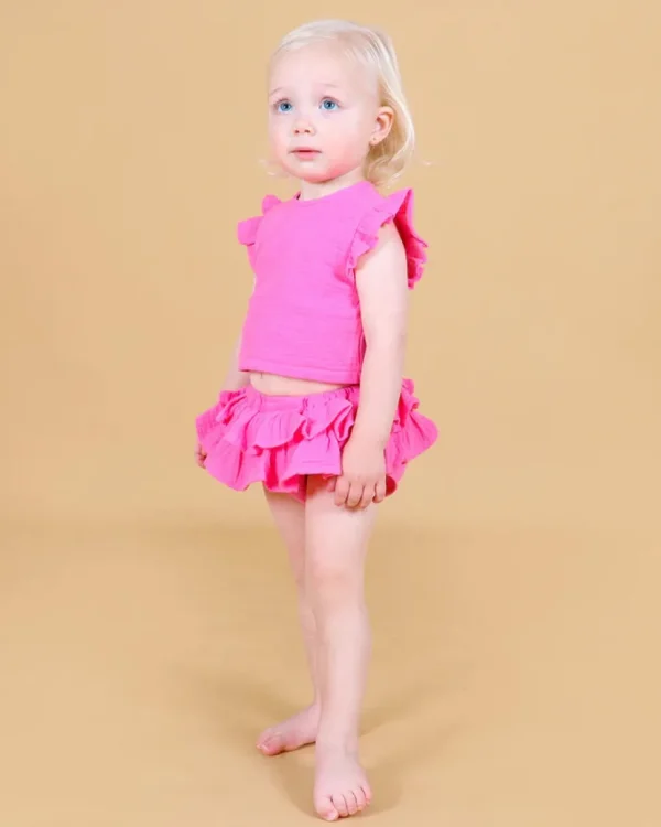 Linen Ruffle Set