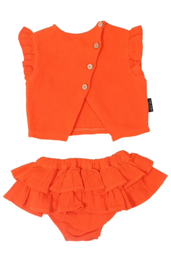 Linen Ruffle Set