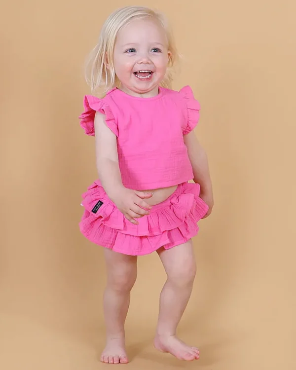Linen Ruffle Set