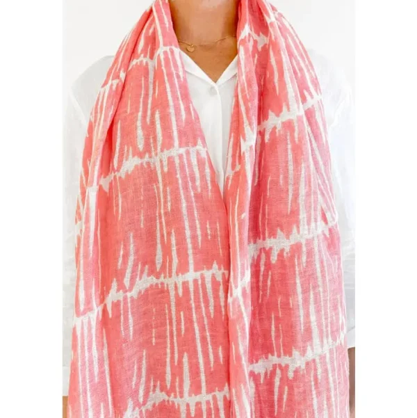 Linen Scarf - Field Pink