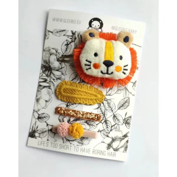 Little Brave One Hair Clip Set (set of four)