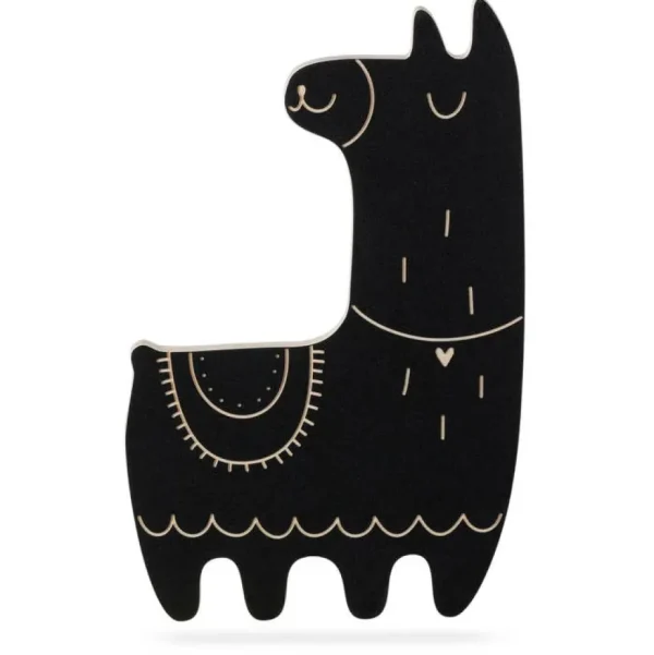 Llama Shaped Chalk Board / with Chalk