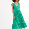 Long Dress with Knotted Straps