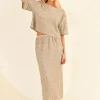 Long Sequin Skirt