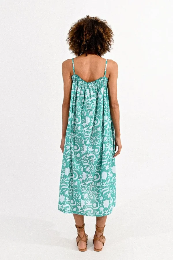 Loose Fit Floral Print Dress