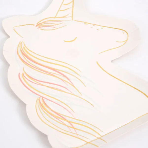 Magical Unicorn Plates (x8)