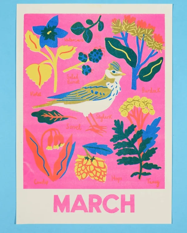 March Forage Print